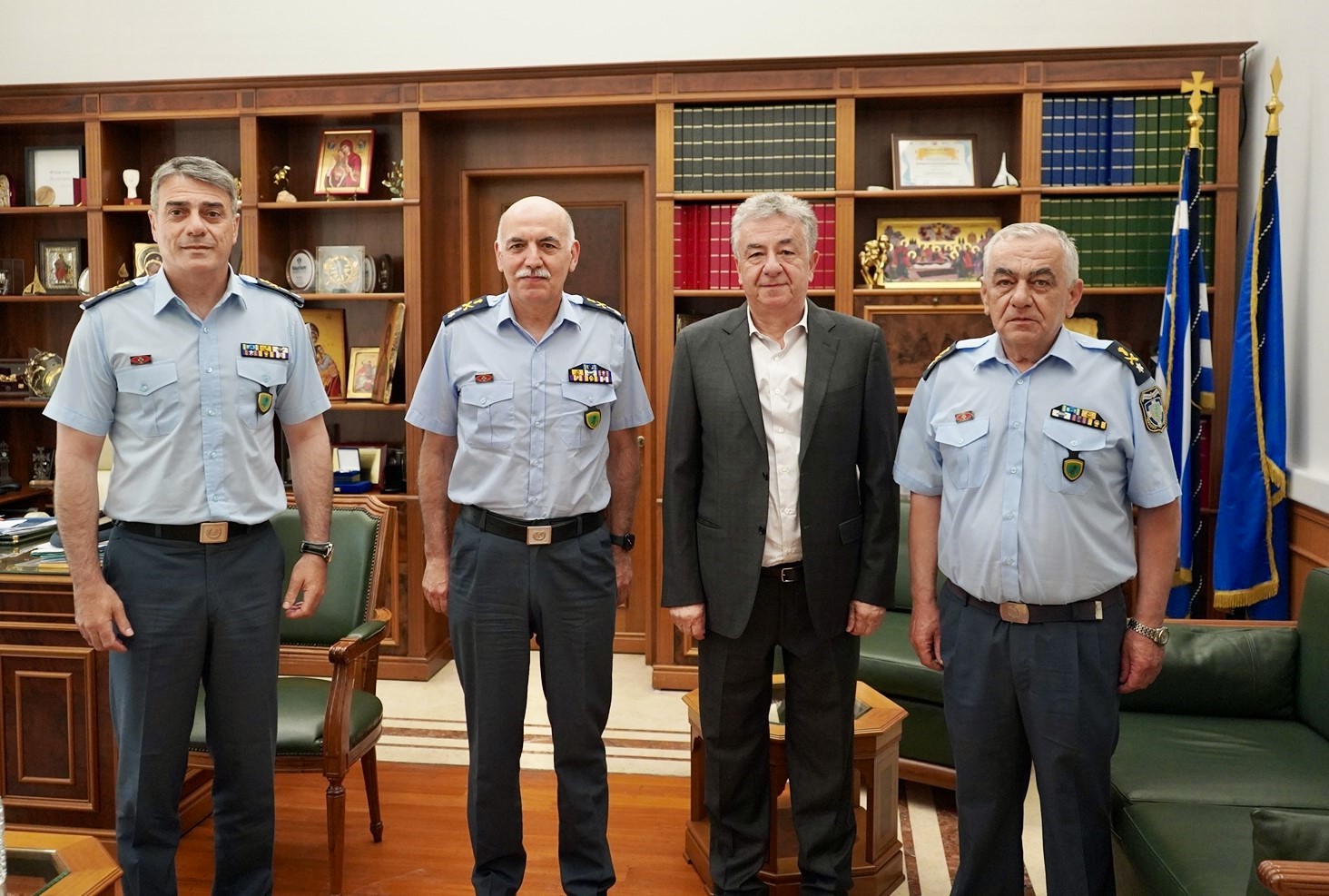 Συνάντηση του Περιφερειάρχη Κρήτης με τον Γενικό Επιθεωρητή Αστυνομίας Νοτίου Ελλάδας