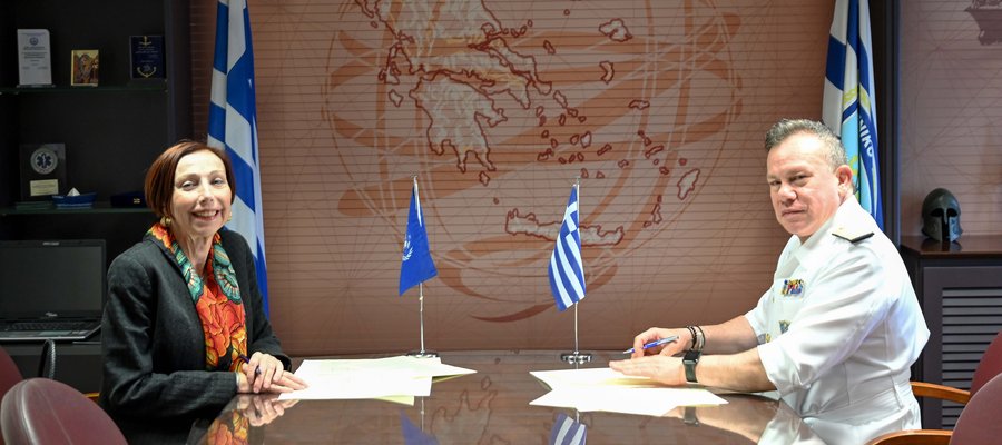 Ενίσχυση της συνεργασίας Λιμενικού Σώματος και Ύπατης Αρμοστείας του ΟΗΕ για τους πρόσφυγες