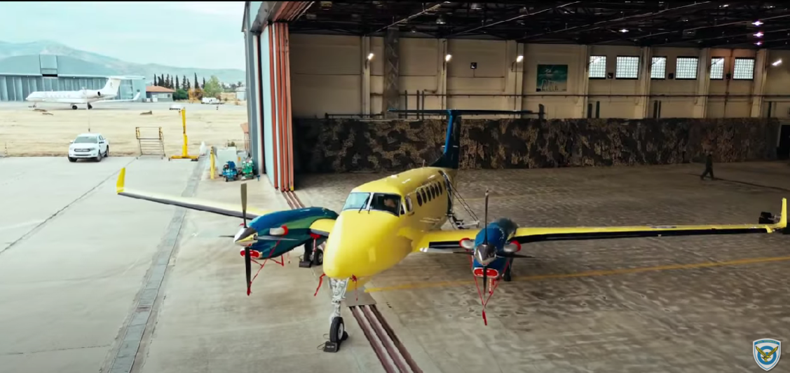 Τελετή Υποδοχής Αεροσκάφους Beechcraft King Air 360C| Credits: Ίδρυμα Σταύρος Νιάρχος | Trivision (βίντεο)