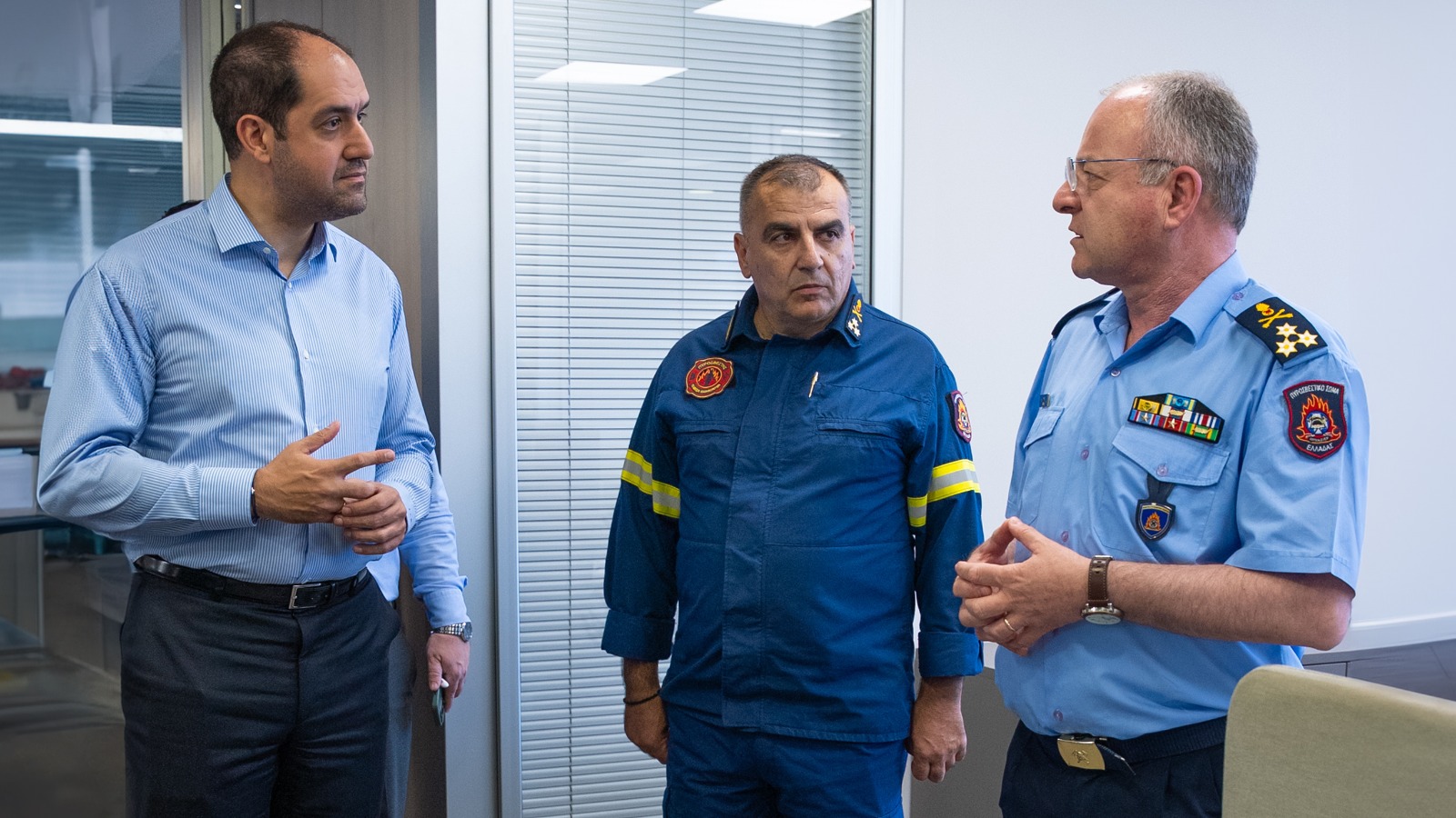 Επίσκεψη Γιάννη Κεφαλογιάννη στο Αρχηγείο του Π.Σ., το Περιφερειακό Κέντρο Επιχειρήσεων Αττικής και την Δ/νση Αντιμετώπισης Εγκλημάτων Εμπρησμού