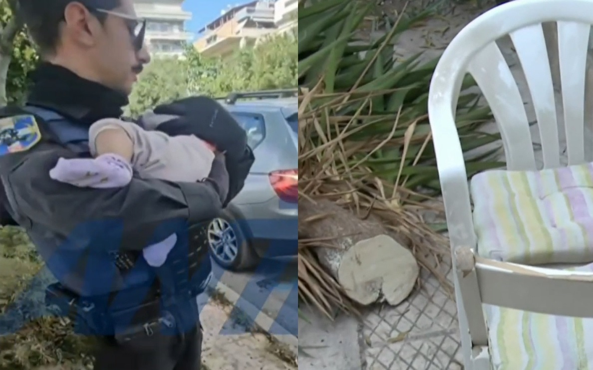 Εντοπίστηκε βρέφος δίπλα σε κάδο απορριμμάτων στον Άλιμο