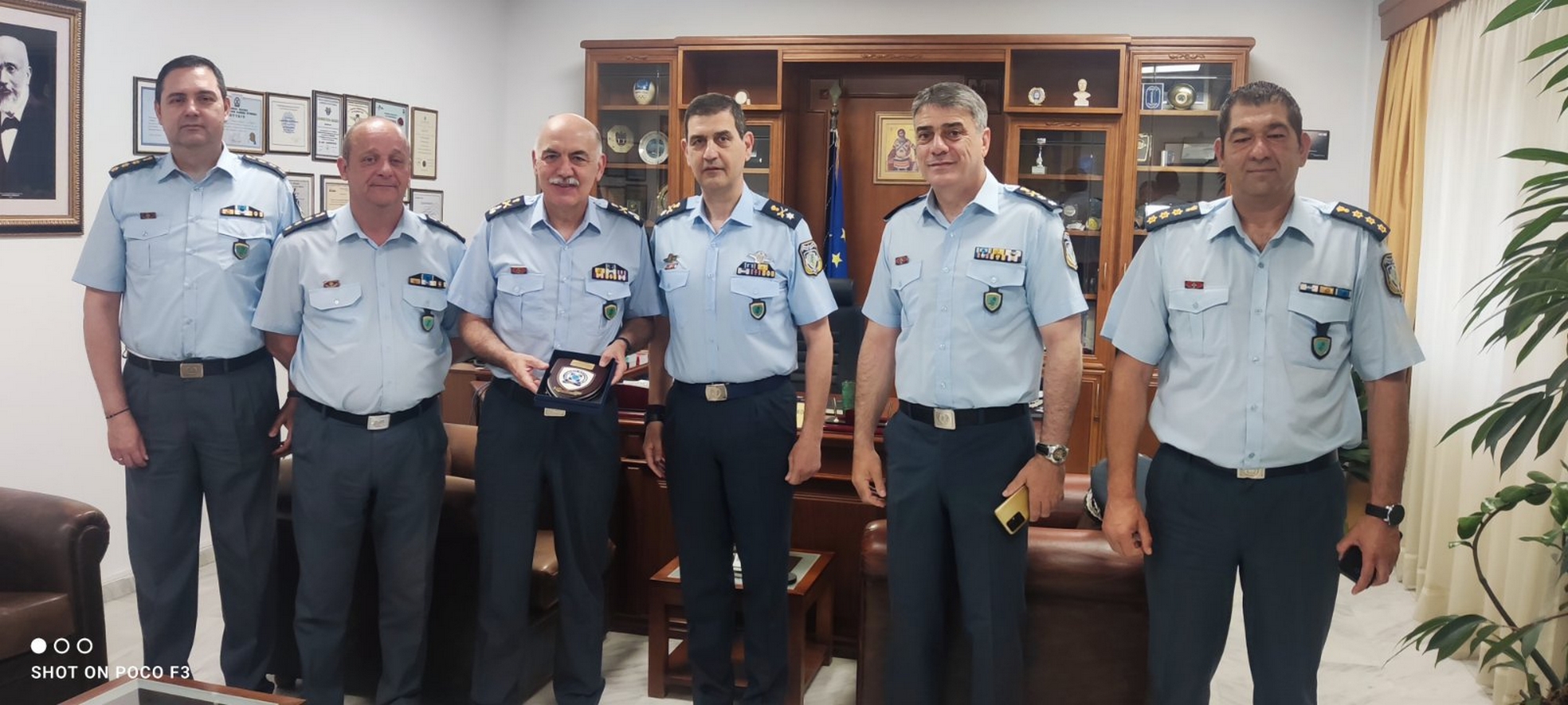 Επίσκεψη του Γενικού Επιθεωρητή Αστυνομίας Νοτίου Ελλάδας Αντιστράτηγου Παναγιώτη Πούπουζα στην Κρήτη