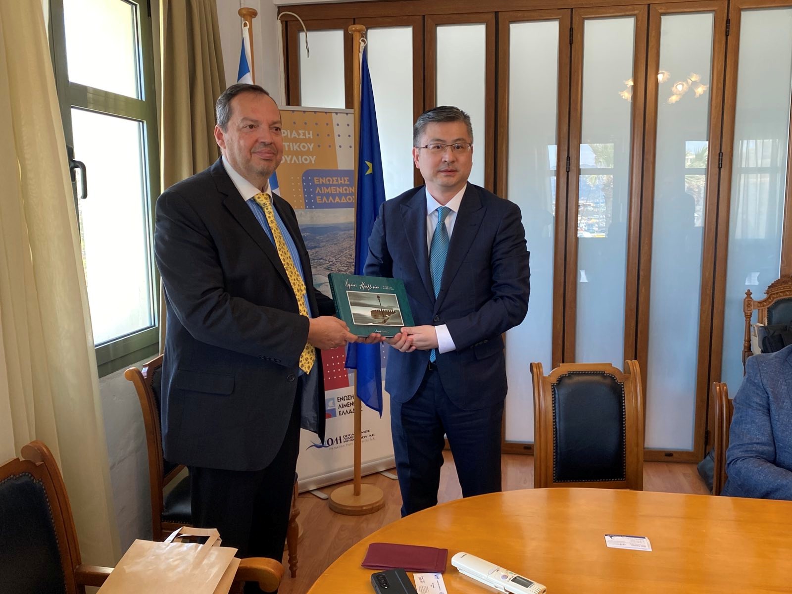 Συνεδρίαση της Ένωσης Λιμένων Ελλάδας στον Οργανισμό Λιμένος Ηρακλείου