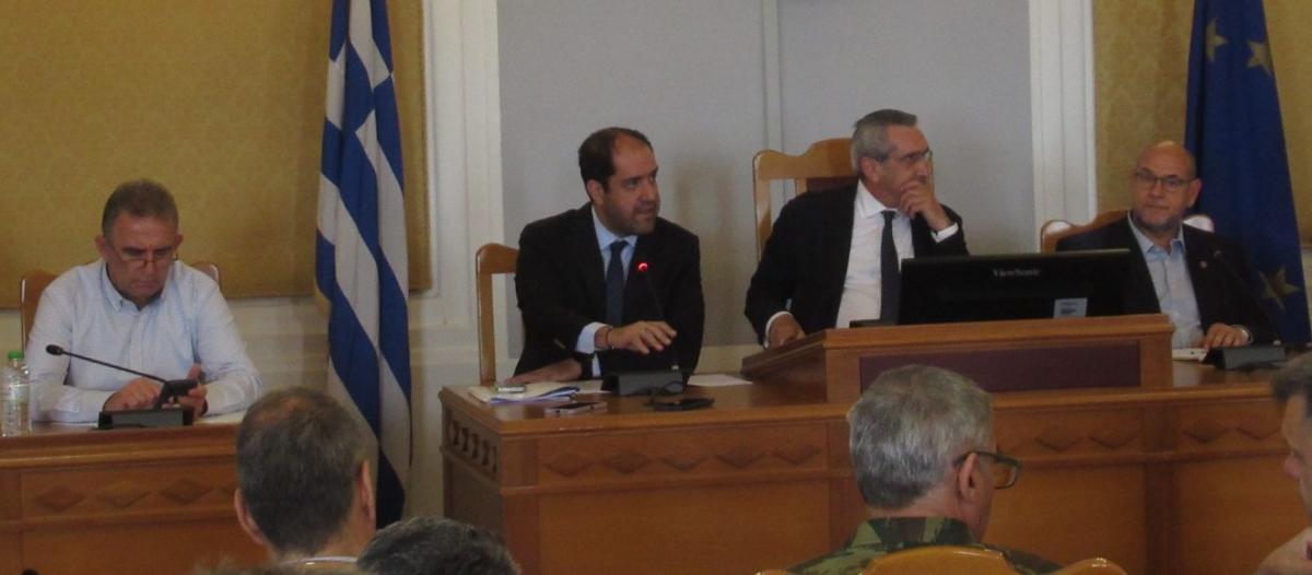 Ευρεία σύσκεψη υπό τον Γιάννη Κεφαλογιάννη για την προετοιμασία της αντιπυρικής περιόδου στην Περιφέρεια Νοτίου Αιγαίου