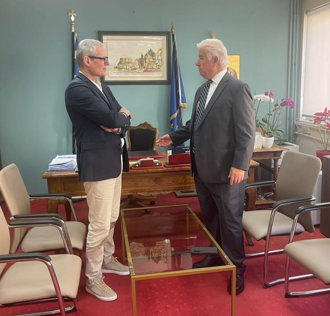 Ευρεία σύσκεψη υπό τον Υφυπουργό Κλιματικής Κρίσης και Πολιτικής Προστασίας, Ευάγγελο Τουρνά, για την προετοιμασία της αντιπυρικής περιόδου στην Περιφέρεια Ιονίων Νήσων