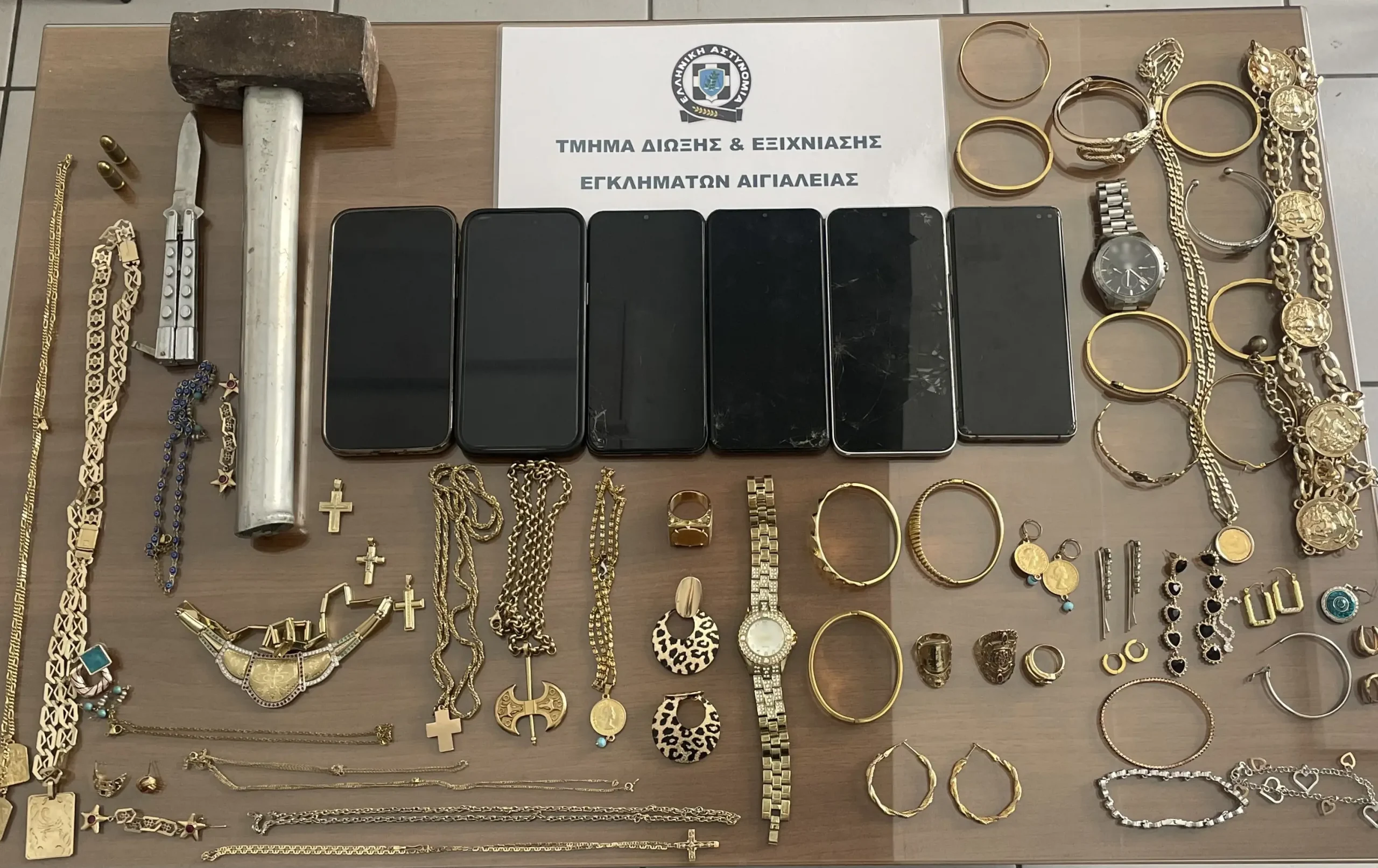 Εγκληματική οργάνωση διέπραττε κλοπές σε σπίτια και αυτοκίνητα στην περιοχή της Αιγιάλειας