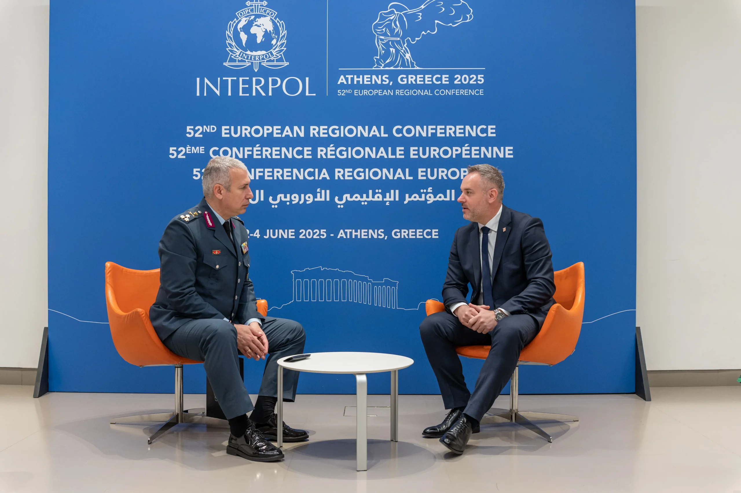 Συνάντηση του Αρχηγού της ΕΛ.ΑΣ.  με τον Αρχηγό της Αστυνομίας Βόρειας Μακεδονίας