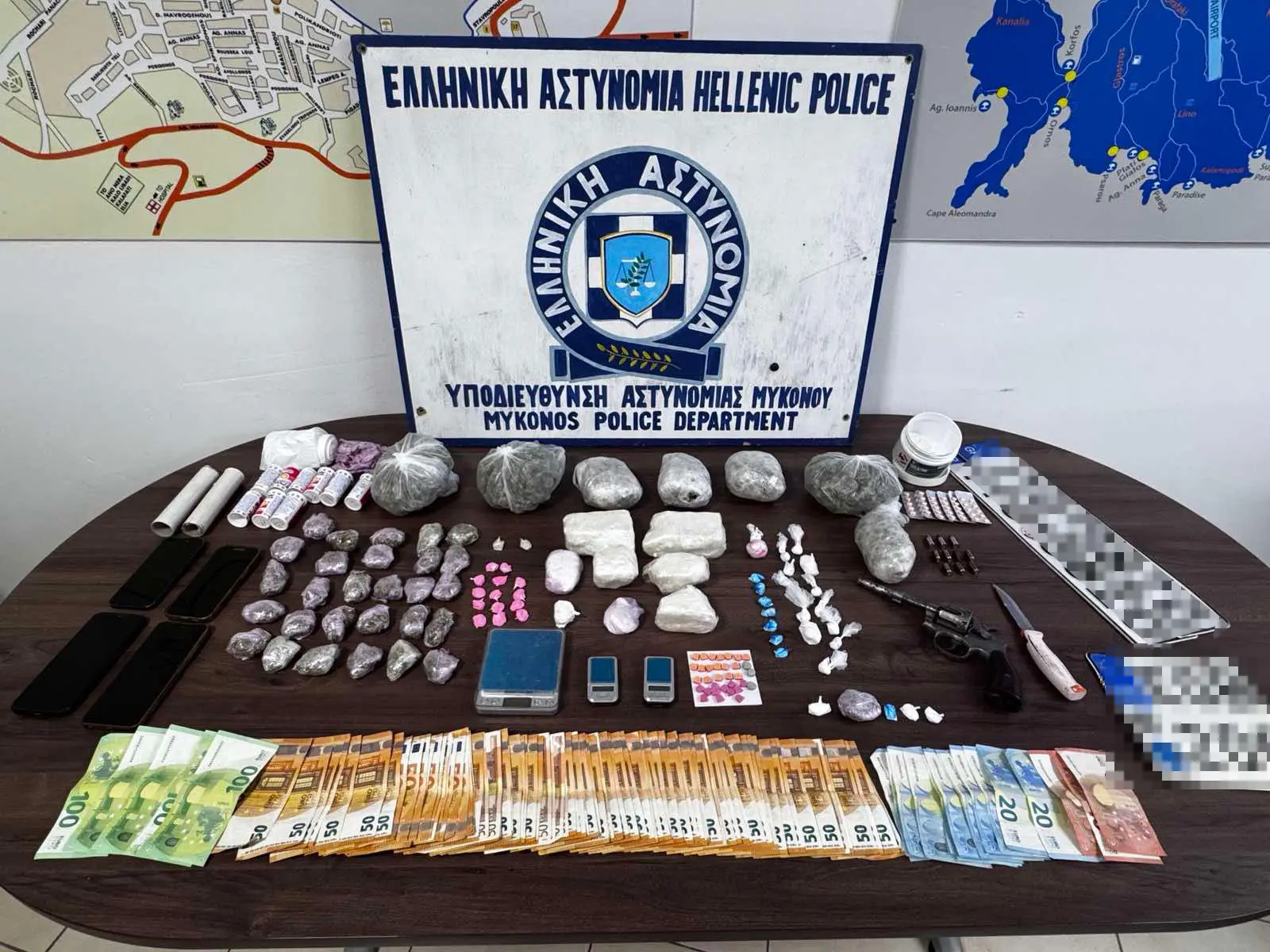 Εγκληματική οργάνωση διακινούσε μεγάλες ποσότητες ναρκωτικών ουσιών στην Μύκονο (βίντεο)