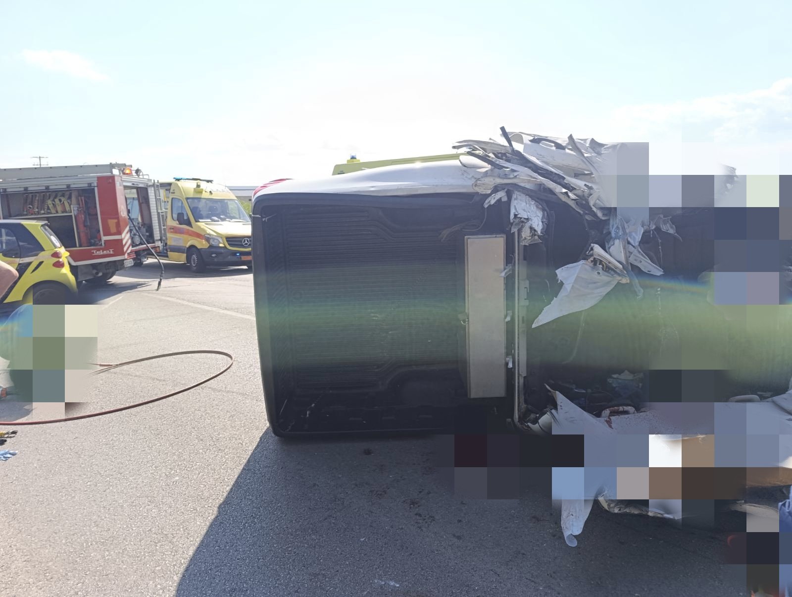 Νεκροί πατέρας και γιος σε τροχαίο δυστύχημα στην παλιά εθνική οδό Θεσσαλονίκης – Βέροιας