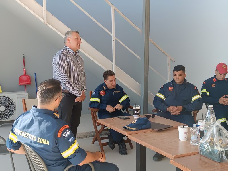 Ο Αντιπεριφερειάρχης Πολιτικής Προστασίας Κρήτης στη νεοσύστατη ΕΜΟΔΕ