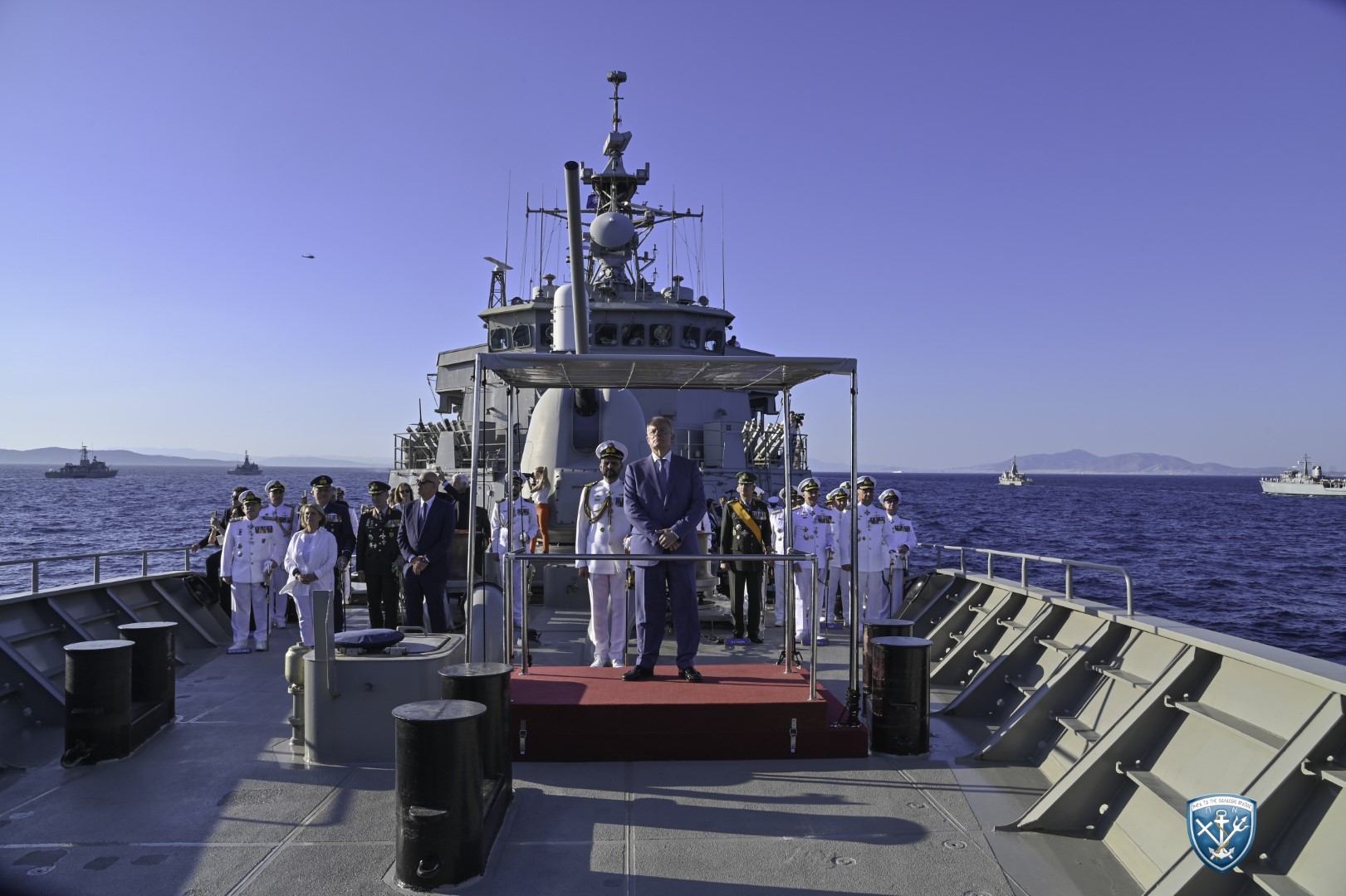 Επιθεώρηση του Στόλου εν πλω από την Α.Ε. τον Πρόεδρο της Δημοκρατίας (βίντεο)