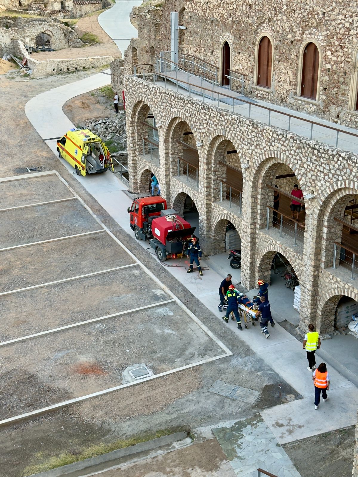 Άσκηση ετοιμότητας «ΠΕΡΙΒΛΕΠΤΟΣ 2025» για την αντιμετώπιση δασικής πυρκαγιάς στον Αρχαιολογικό Χώρο του Μυστρά