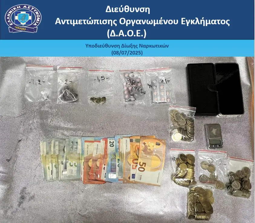 Στοχευμένες επιχειρήσεις της Δ.Α.Ο.Ε. στην περιοχή των Αχαρνών για τη σύλληψη ατόμων που δραστηριοποιούνταν στη διακίνηση ναρκωτικών ουσιών