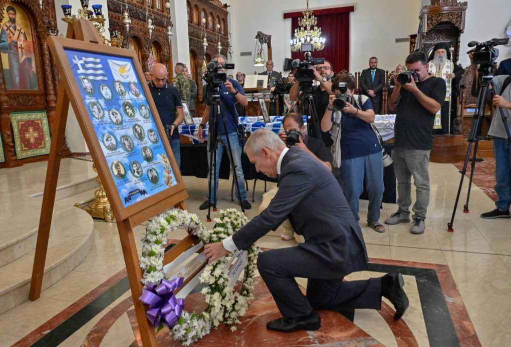 Παρουσία ΥΦΕΘΑ στη Λευκωσία για την τελετή επαναπατρισμού & ταφής λειψάνων 16 Ελλαδιτών πεσόντων οπλιτών της ΕΛΔΥΚ