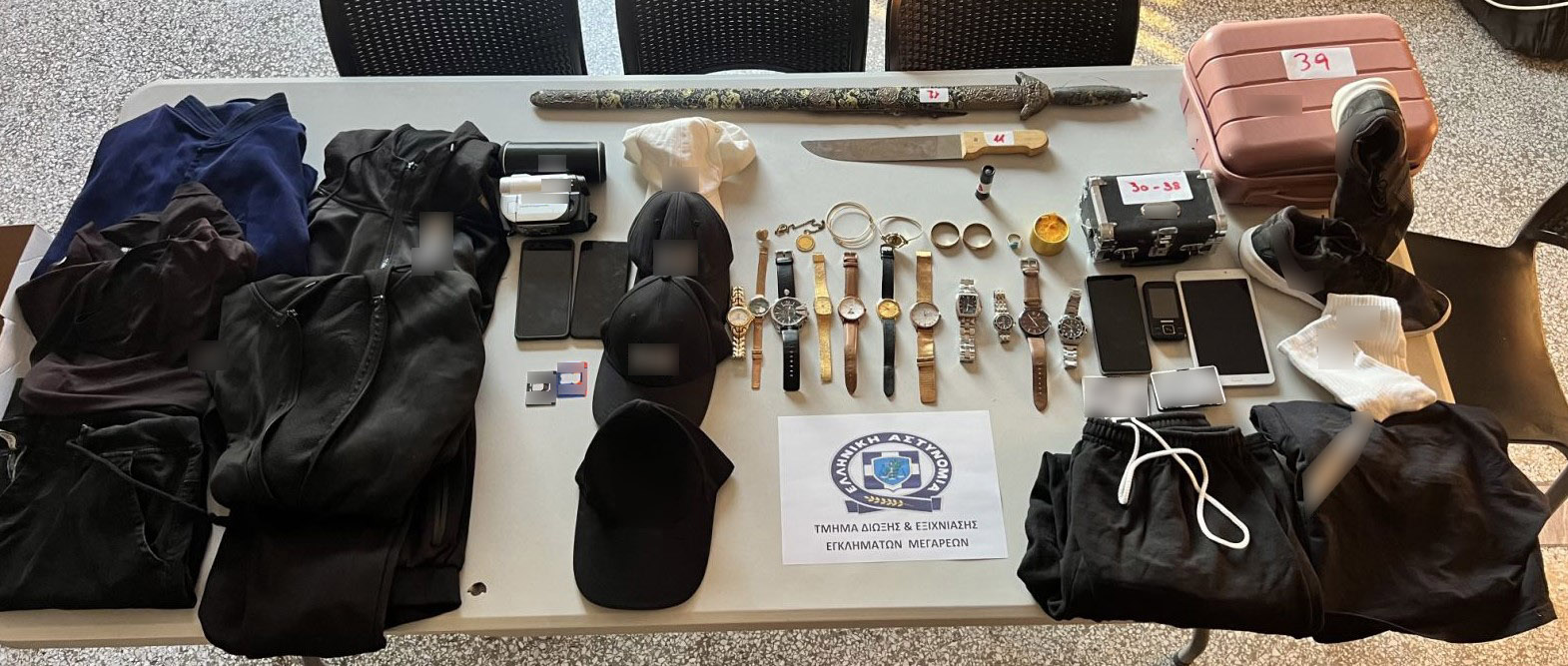 Εξαρθρώθηκε συμμορία που διέπραττε κλοπές και ληστείες σε Μέγαρα, Κορινθία και Αιγιαλεία