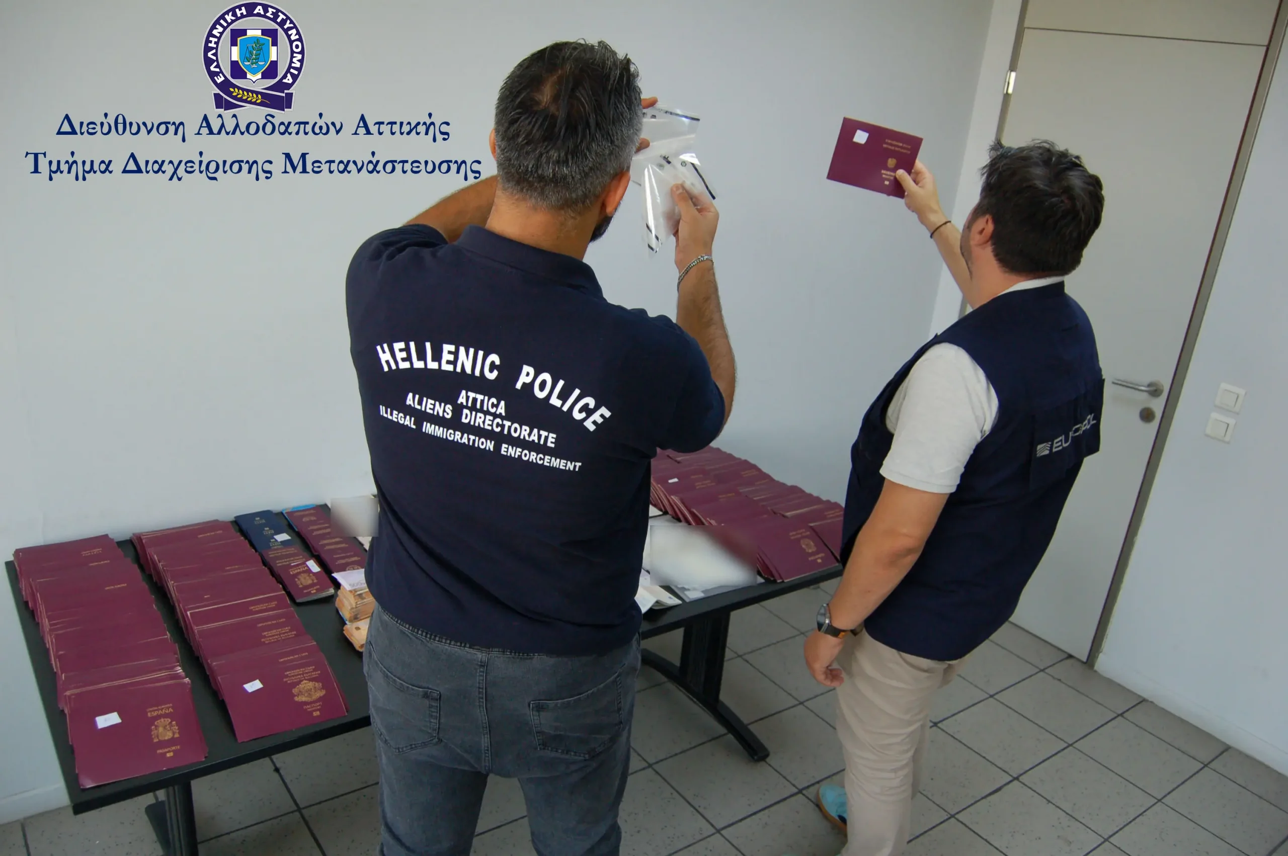 Από τη Δ/νση Αλλοδαπών Αττικής εξαρθρώθηκε διεθνική εγκληματική οργάνωση (βίντεο)
