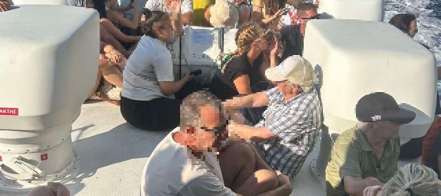 Απεγκλωβισμός 140 ατόμων από ΠΛΣ και ιδιωτικά μέσα μετά από εκδήλωση πυρκαγιάς στα Κύθηρα