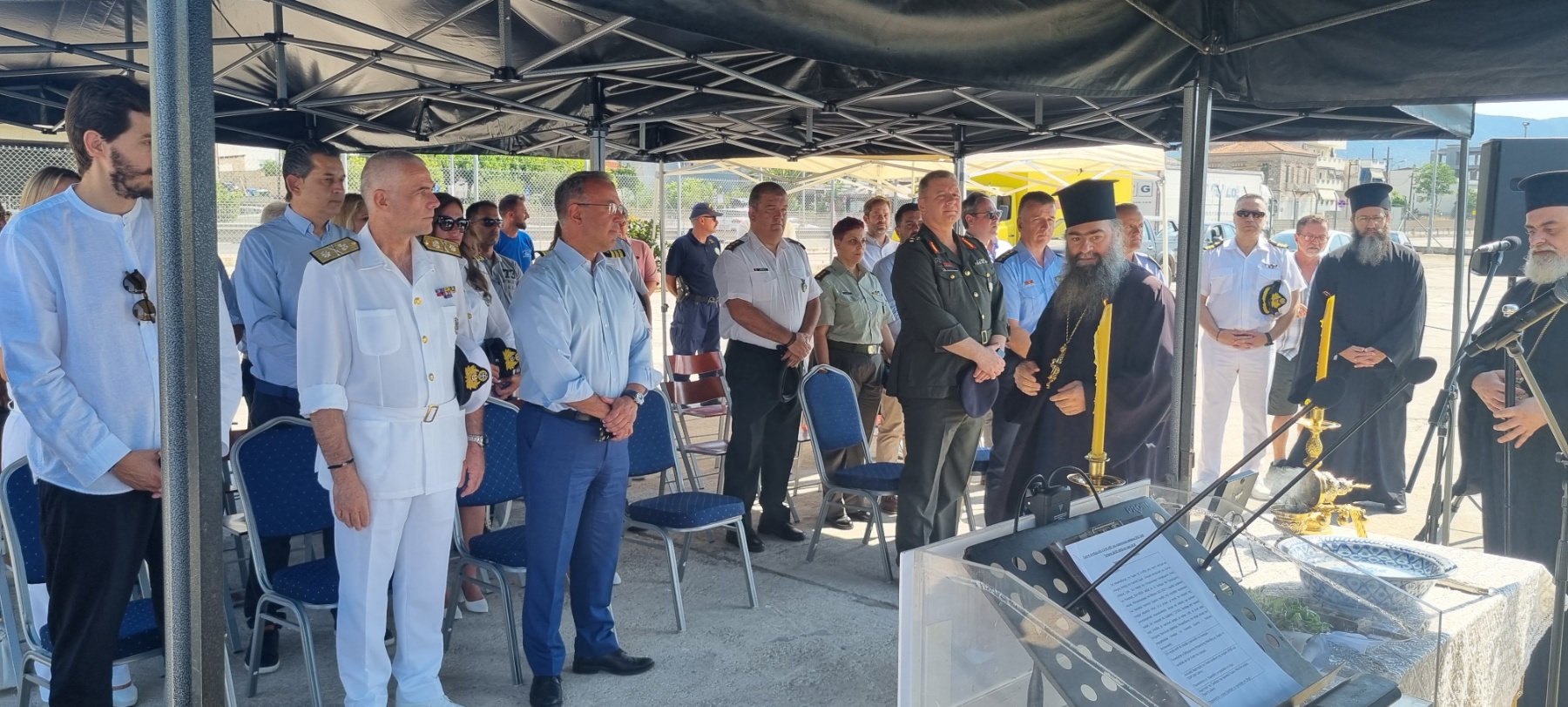 Τελετή παραλαβής νεότευκτου περιπολικού σκάφους από το Λιμεναρχείο Στυλίδας