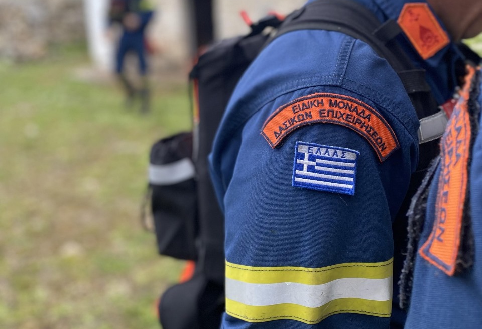 Συνδρομή με 26 Δασοκομάντος των Ειδικών Μονάδων Δασικών Επιχειρήσεων (Ε.ΜΟ.Δ.Ε.) στην Κύπρο