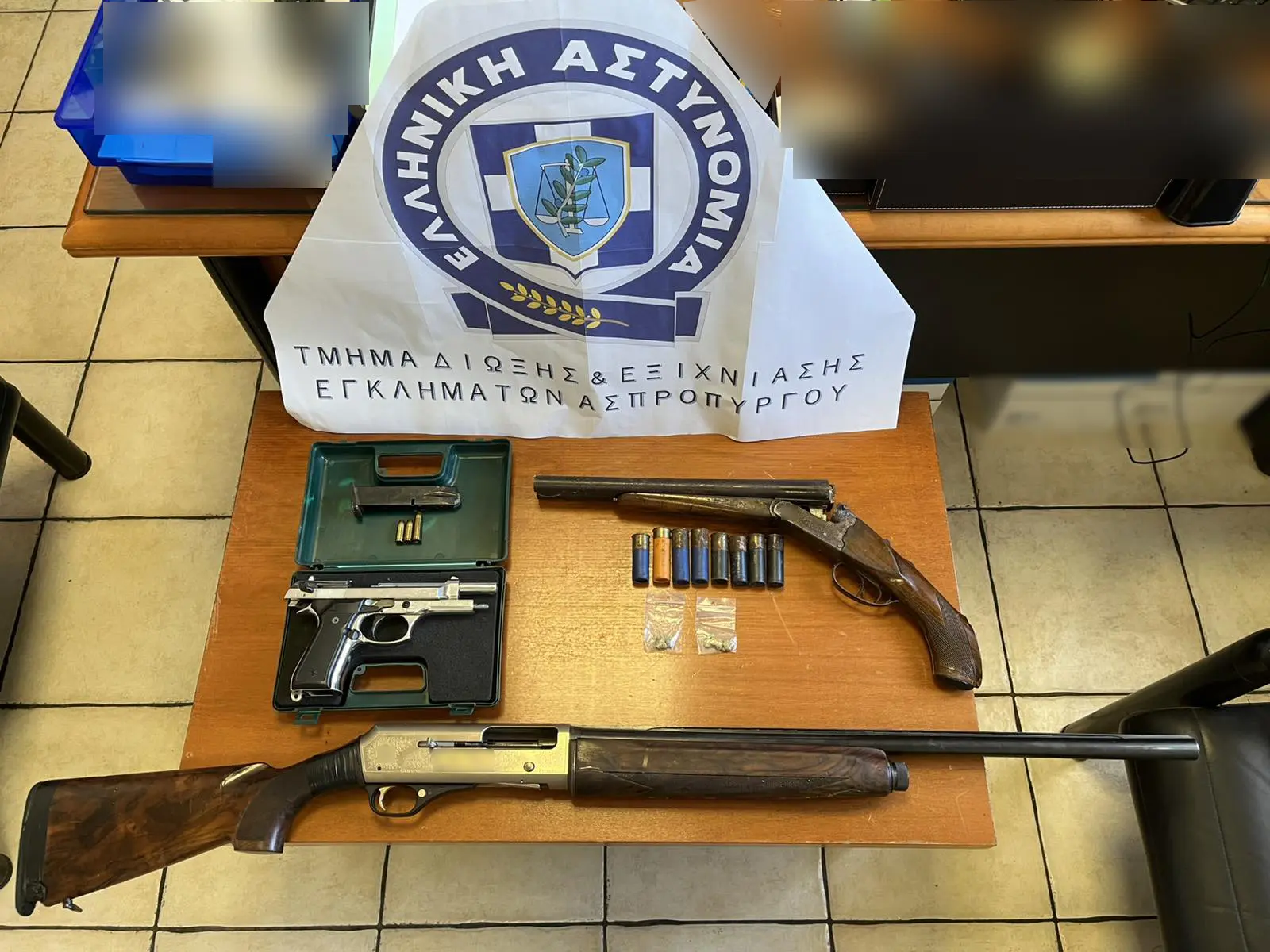 Επιχείρηση της Υποδιεύθυνσης Δίωξης και Εξιχνίασης Εγκλημάτων Δυτικής Αττικής στον Ασπρόπυργο (βίντεο)