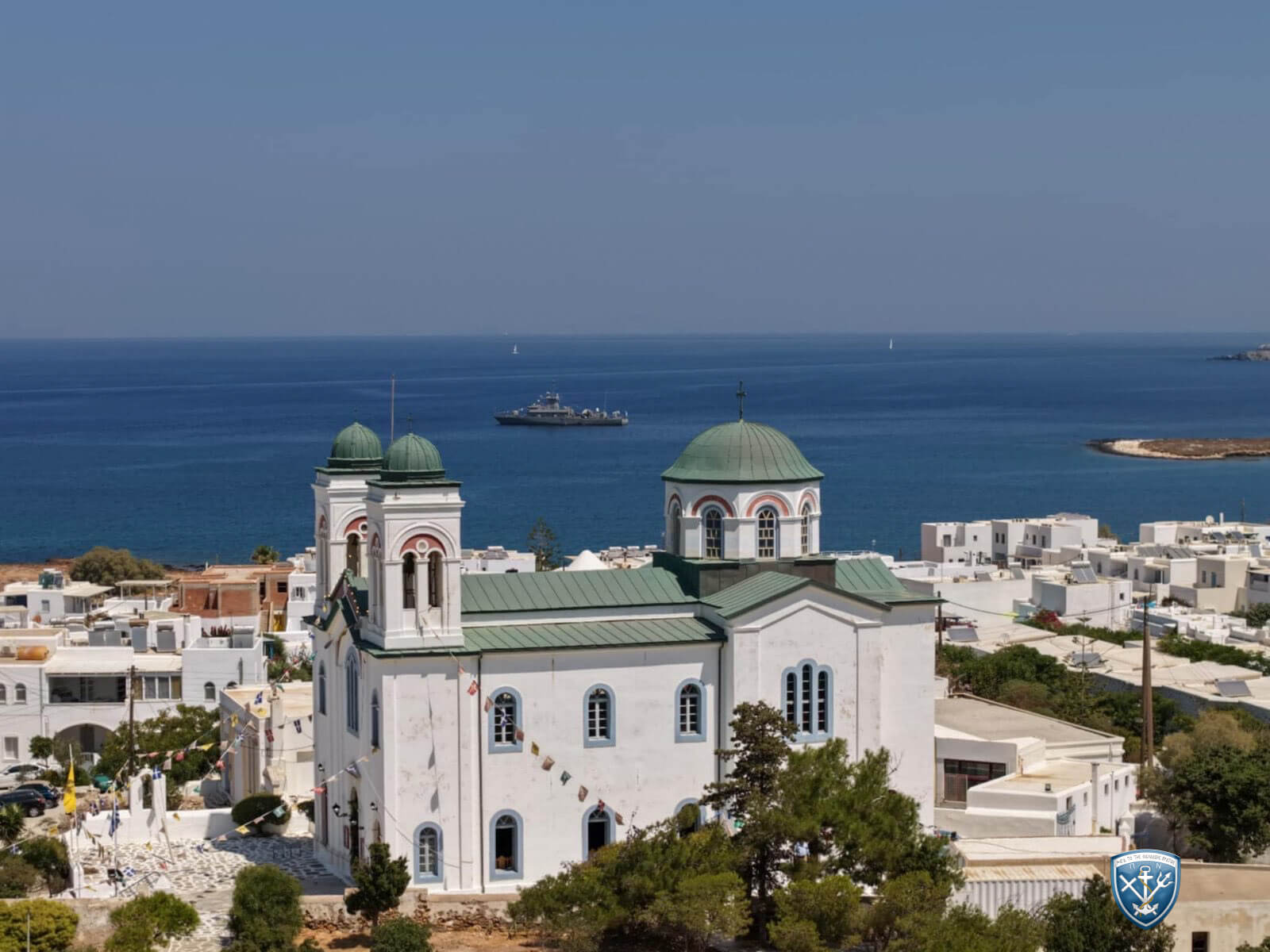Το Πολεμικό Ναυτικό στον εορτασμό του Ιερού Ναού Κοιμήσεως Θεοτόκου Φανερωμένης στη Νάουσα ν. Πάρου