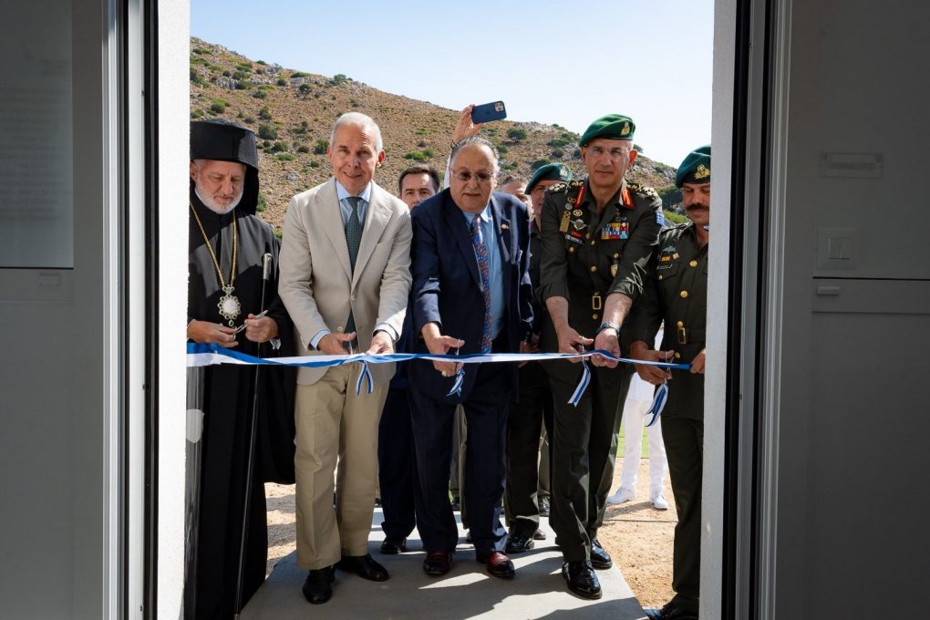 Παρουσία Θανάση Δαβάκη στην τελετή εγκαινίων του Ιατρείου του 3ου Ειδικού Τάγματος Εθνοφυλακής (3ου ΕΤΕΘ)