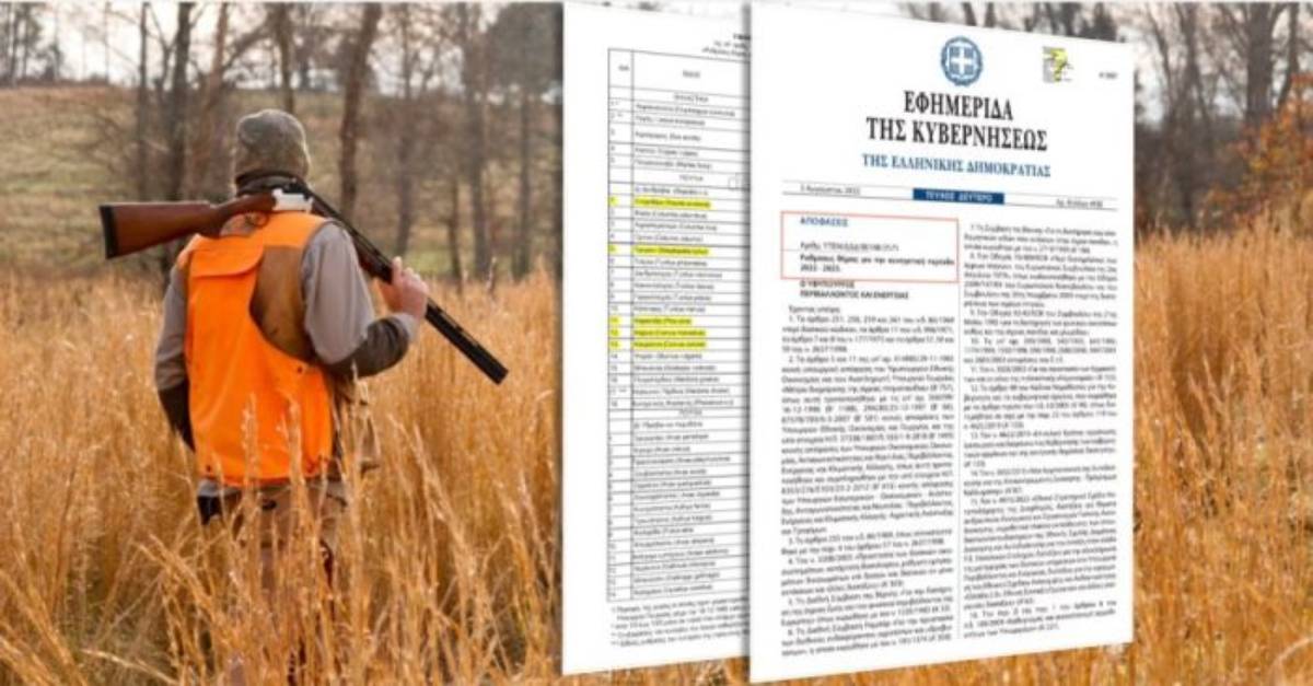 Κυνηγετικό έτος 2025-2026: Πόσα και ποια θηράματα επιτρέπονται σε κάθε κυνηγό