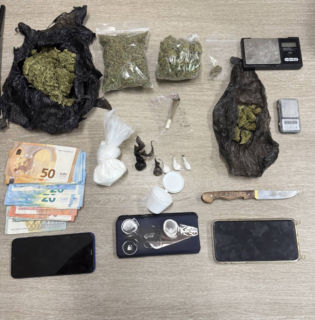 Τρεις συλλήψεις για ναρκωτικά στο Δήμο Χερσονήσου