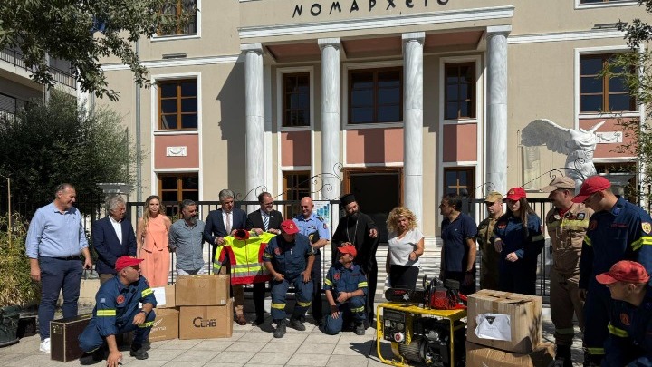 Προσφορά πυροσβεστικού εξοπλισμού από τη Βαυαρία στον Έβρο