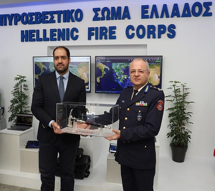 Εγκαίνια του Πληροφοριακού Κέντρου του Πυροσβεστικού Σώματος στην 89η Διεθνή Έκθεση Θεσσαλονίκης