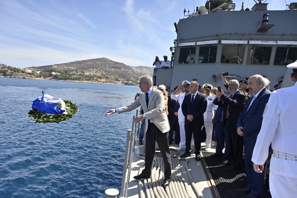 Παρουσία Θανάση Δαβάκη στις εκδηλώσεις μνήμης για την 82η επέτειο από τη βύθιση του Α/Τ «Βασίλισσα Όλγα»