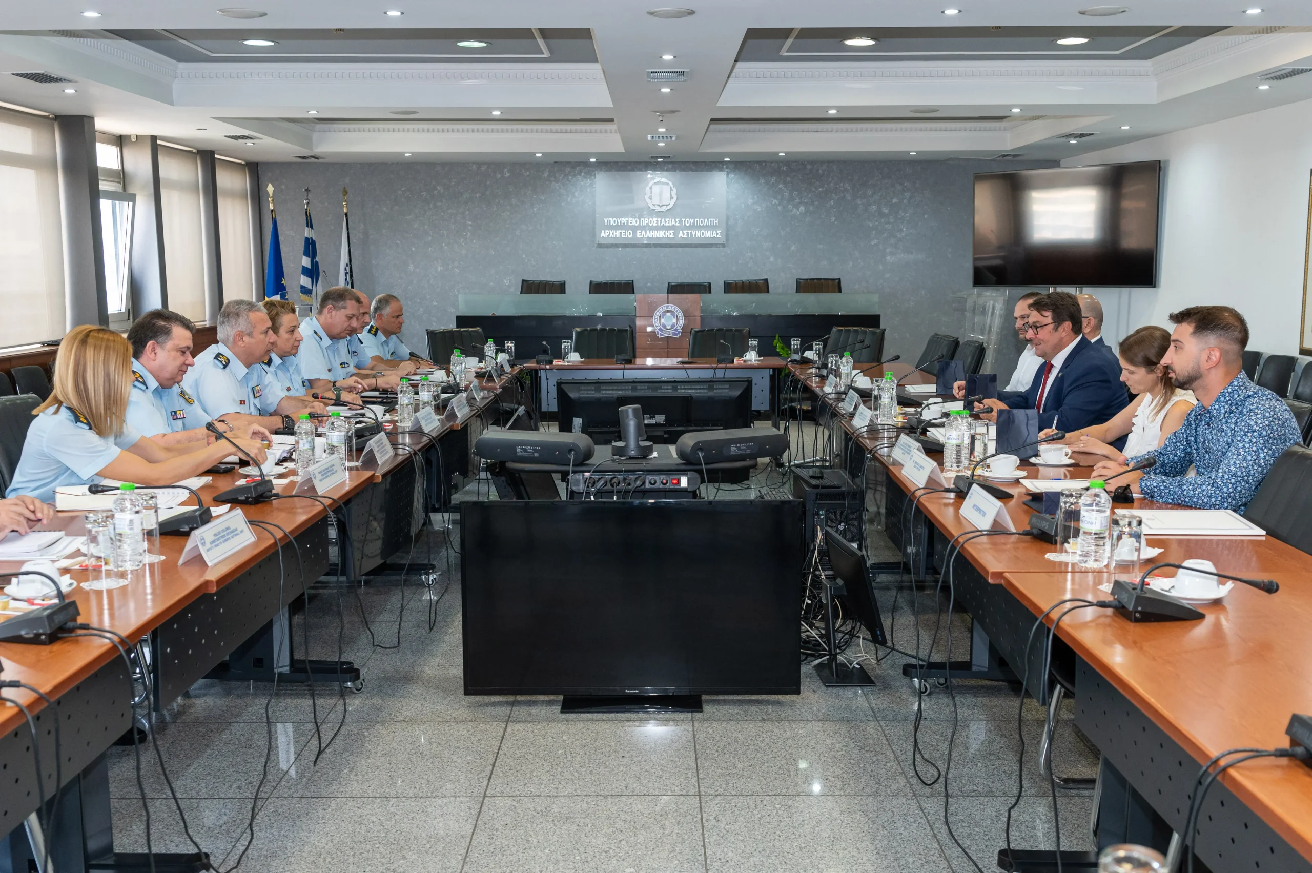 Συνάντηση του Αρχηγού της Ελληνικής Αστυνομίας, με τον Αναπληρωτή Εκτελεστικού Διευθυντή Επιχειρήσεων της EUROPOL