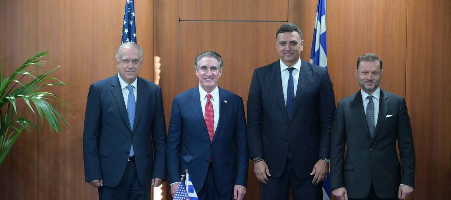 Συνάντηση Βασίλη Κικίλια, με τον Υπουργό Εσωτερικών των Ηνωμένων Πολιτειών