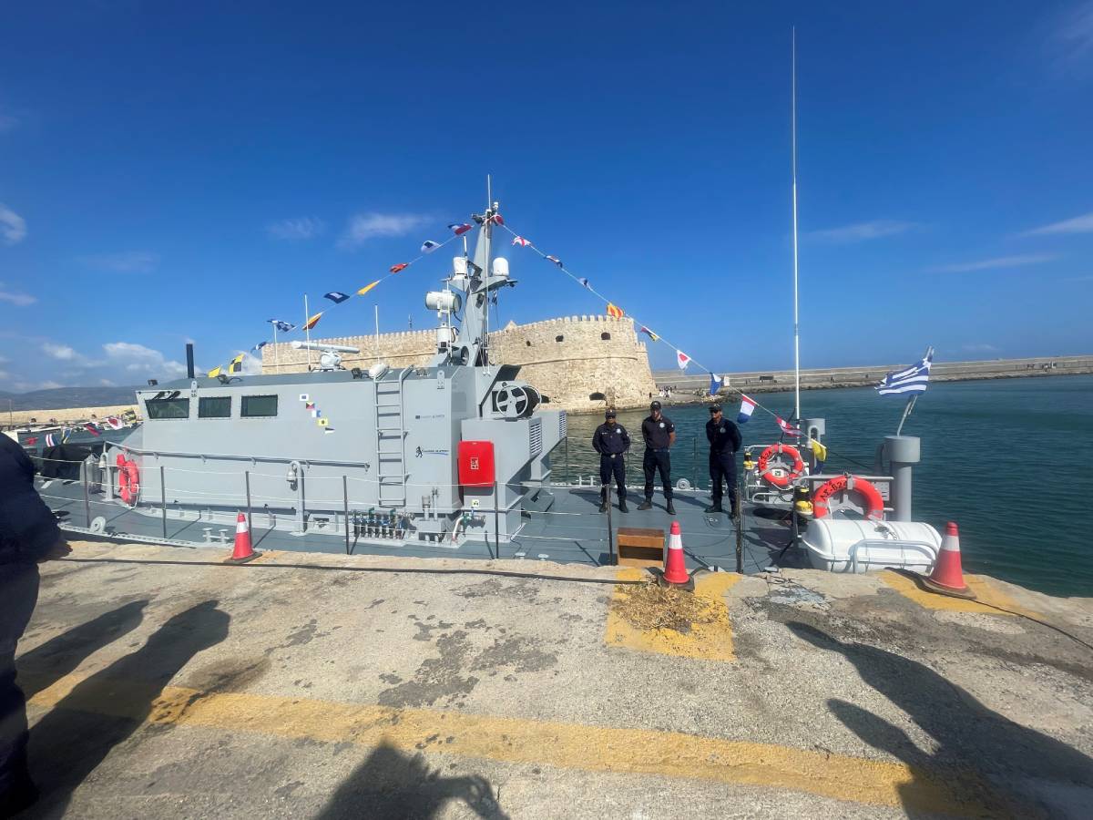Στο λιμάνι του Ηρακλείου η τελετή αγιασμού του νέου υπερσύγχρονου  Σκάφους του Λιμενικού Σώματος 