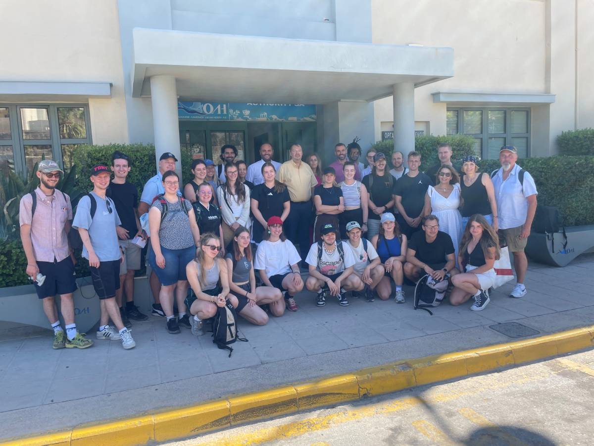 Ο ΟΛΗ υποδέχθηκε φοιτητές Γεωγραφίας από το Πανεπιστήμιο Augsburg Γερμανίας