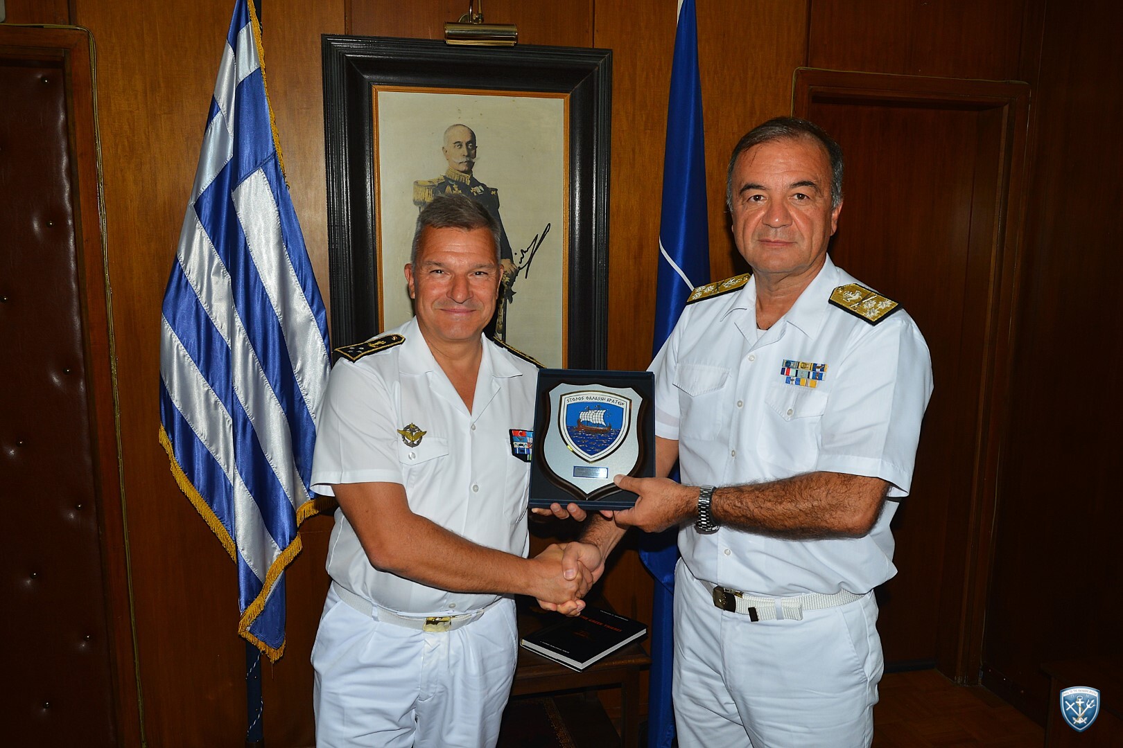 Επίσκεψη του Αρχηγού Στόλου Μεσογείου της Γαλλίας στο Αρχηγείο Στόλου