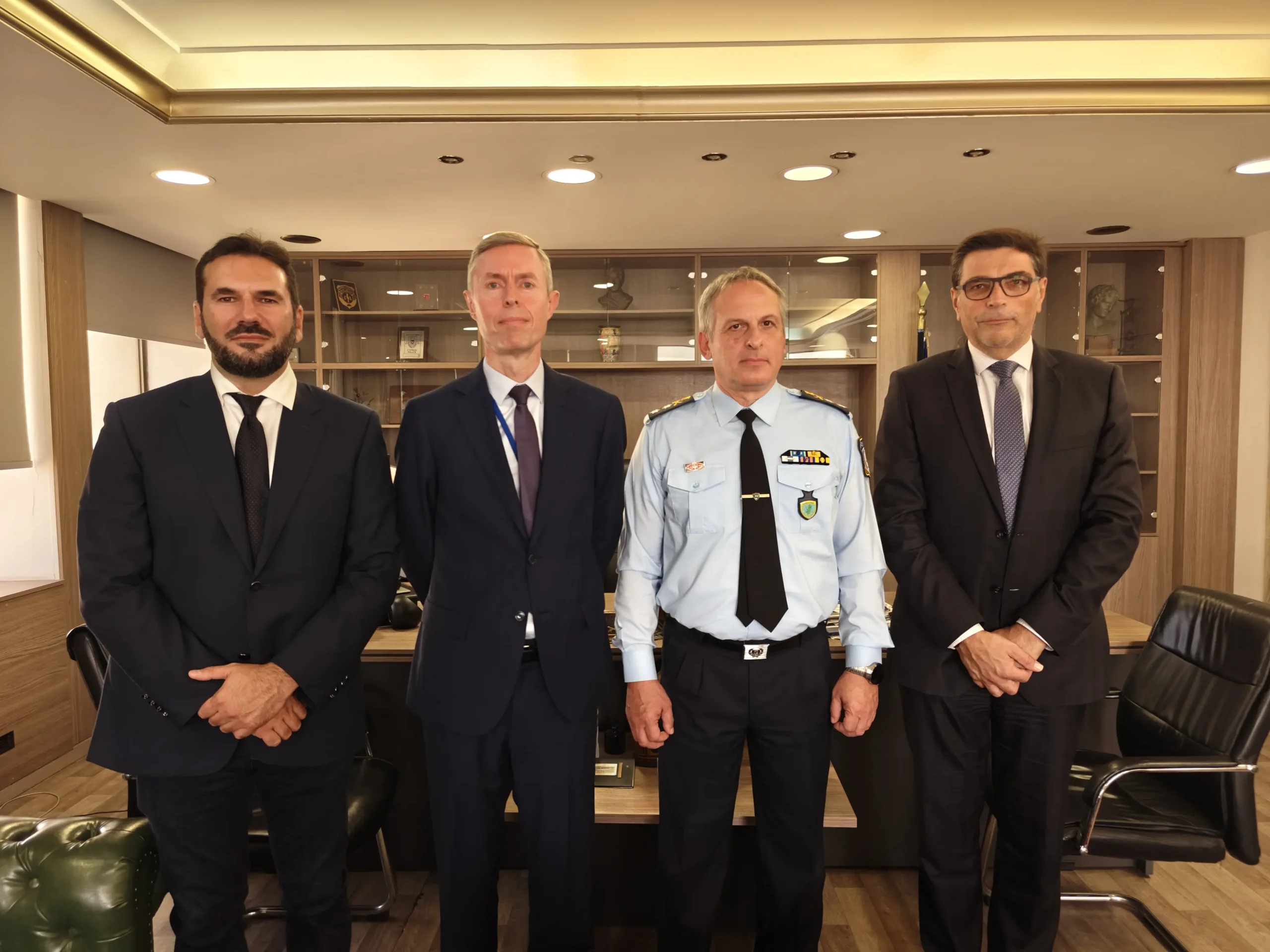 Επίσκεψη αξιωματούχων της Γαλλικής Πρεσβείας στον Γενικό Αστυνομικό Διευθυντή Αττικής