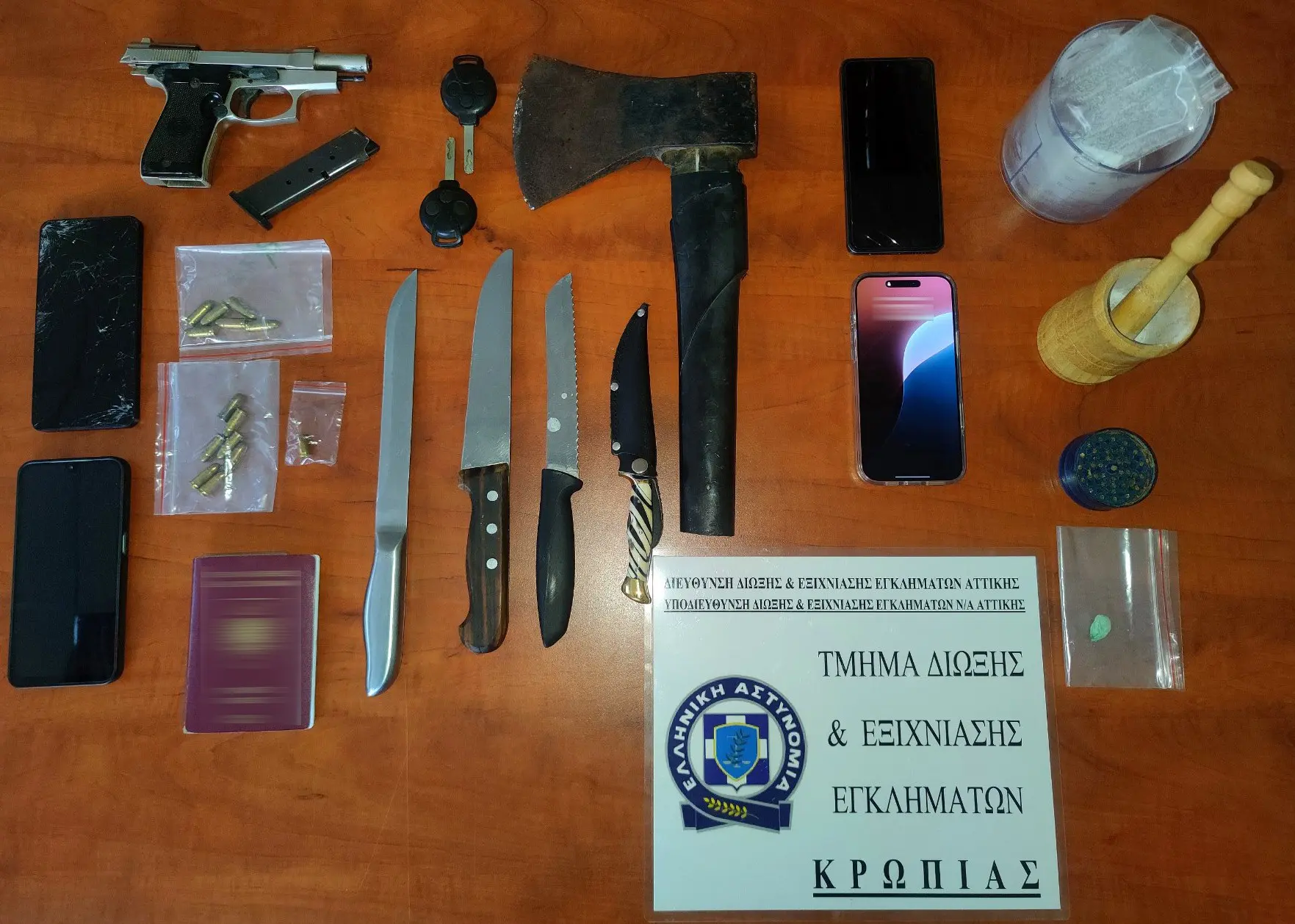 Εξιχνιάστηκε περιστατικό πυροβολισμών έξω από οικία που είχε λάβει χώρα στο Κίτσι Κορωπίου – Συνελήφθη 39χρονος αλλοδαπός