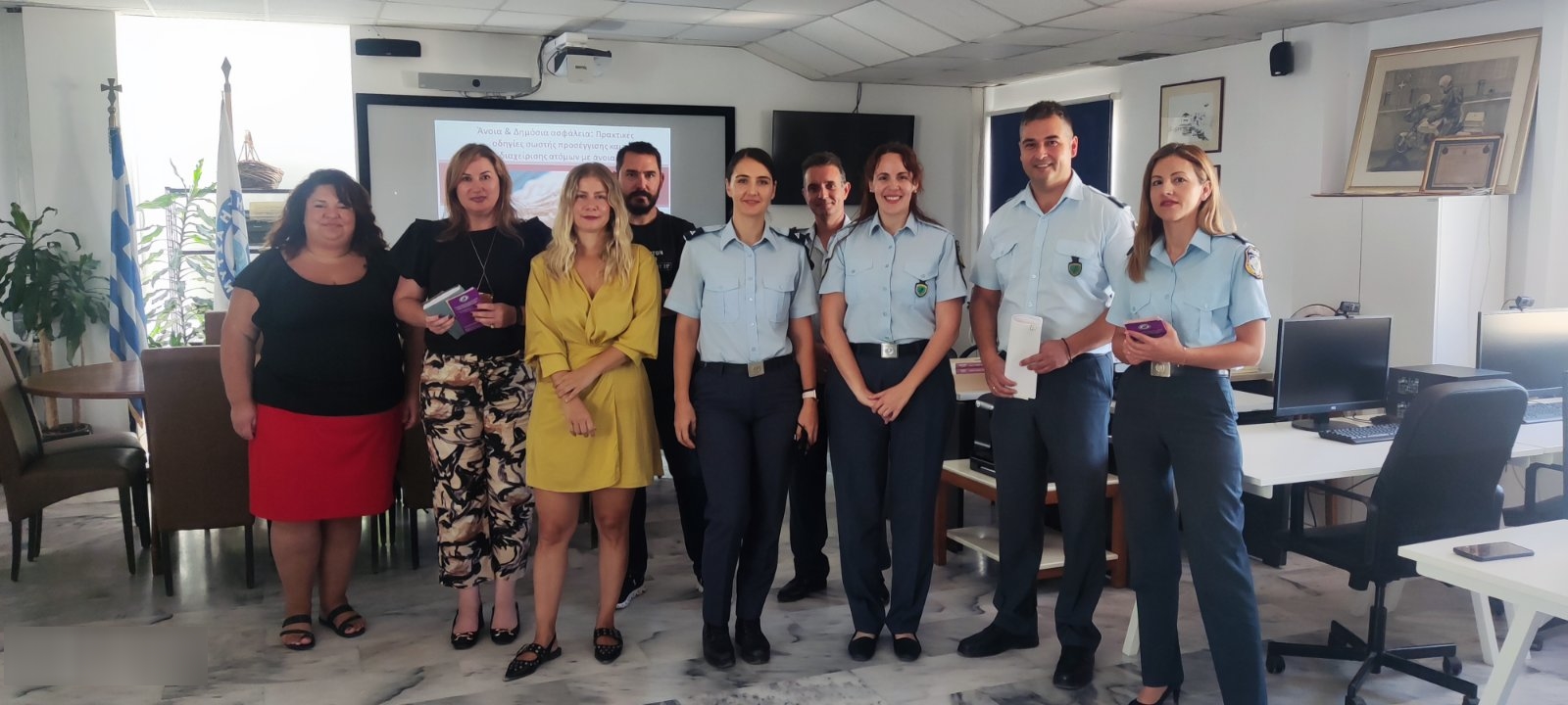 Ενημερωτική ομιλία από το  Κέντρο Ημέρας Νόσου Alzheimer Χανίων στην Αστυνομική Διεύθυνση Χανίων