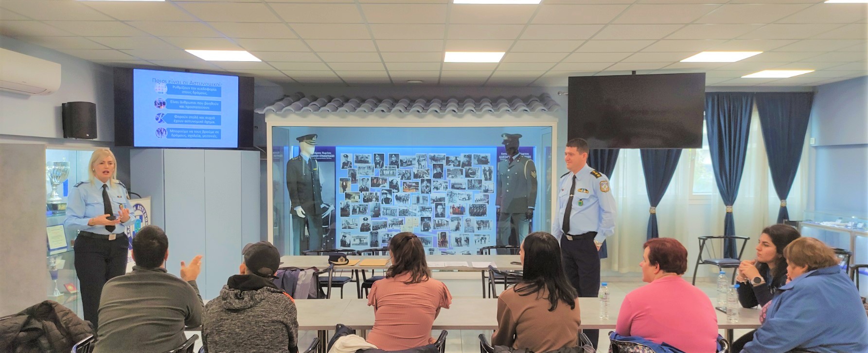 Φίλοι από το ΚΔΑΠ επισκέφθηκαν τους χώρους της Διεύθυνσης Αστυνομίας Ξάνθης 