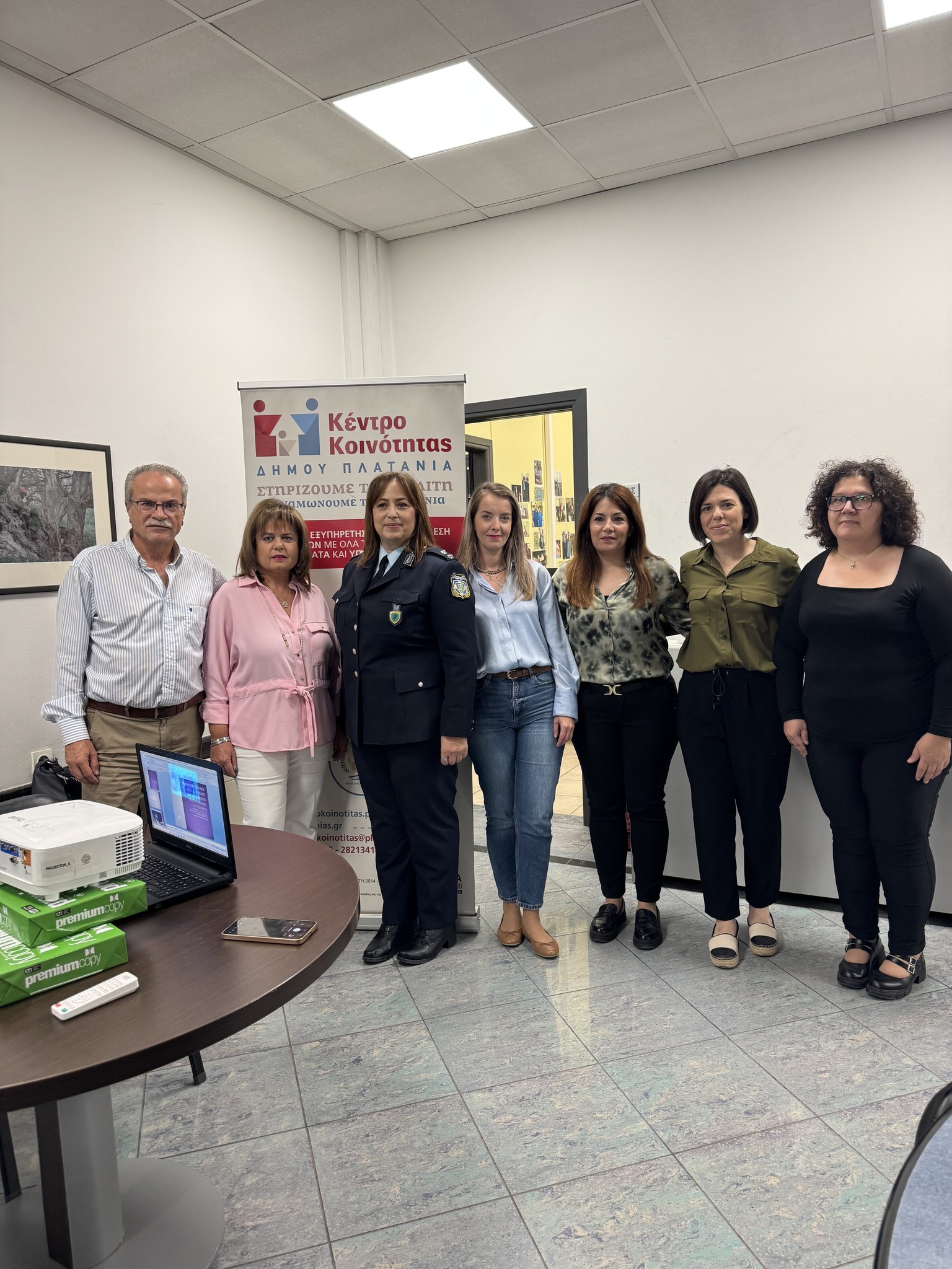 Ομιλία της προϊσταμένης του Γραφείου Ενδοοικογενειακής Βίας Δ/νσης Αστυνομίας Χανίων για την ενδοοικογενειακή βία