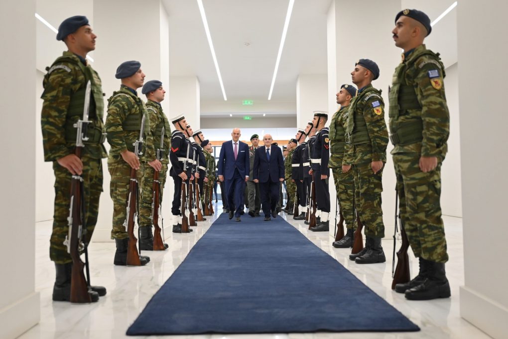 Συνάντηση ΥΕΘΑ Νίκου Δένδια με τον Υπουργό Εθνικής Άμυνας του Λιβάνου Michel Menassah