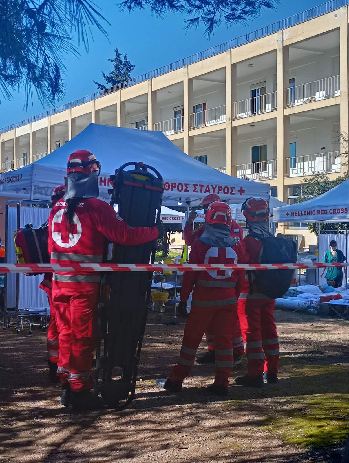 Ο Ε.Ε.Σ. συμμετείχε με επιτυχία στην μεγάλη επιχειρησιακή άσκηση ετοιμότητας στο Γ.Ν.Ν.Θ.Α. «Η Σωτηρία»