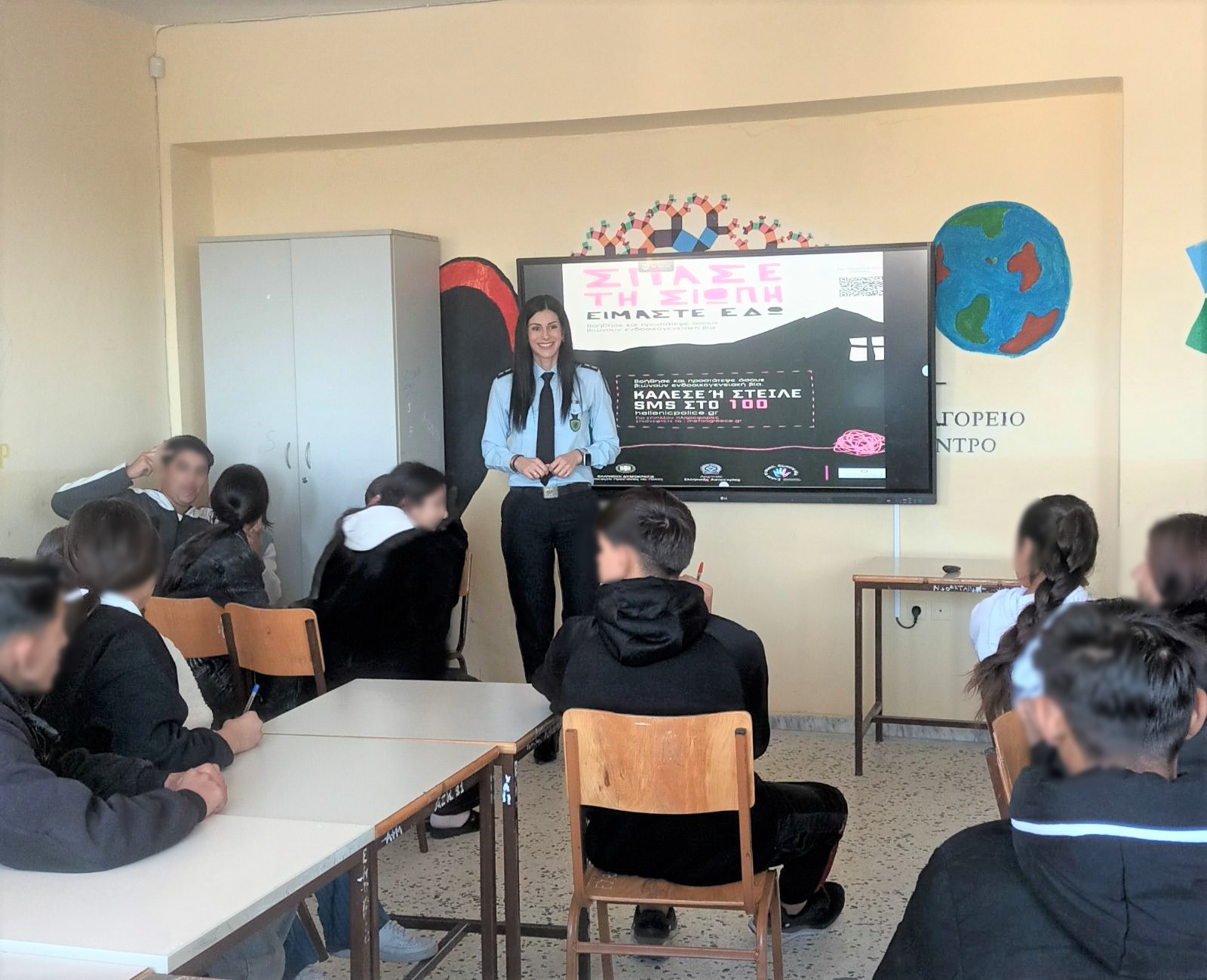 Ενημερωτική διάλεξη σε μαθητές του 8ου Γυμνασίου Ξάνθης στο Δροσερό