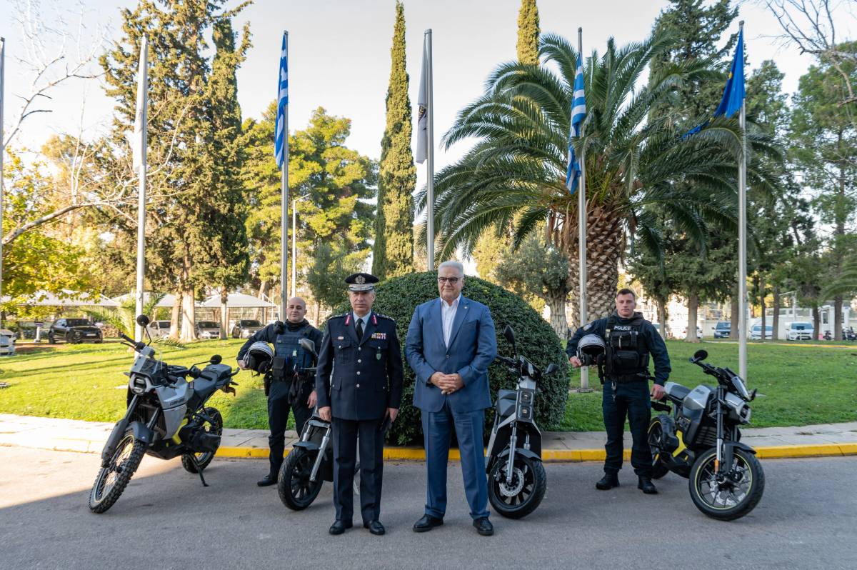 Συνάντηση του Αρχηγού της Ελληνικής Αστυνομίας με τον Πρόεδρο της εταιρείας Πέτρος Πετρόπουλος ΑΕΒΕ κ. Μιχάλη Η. Οικονομάκη