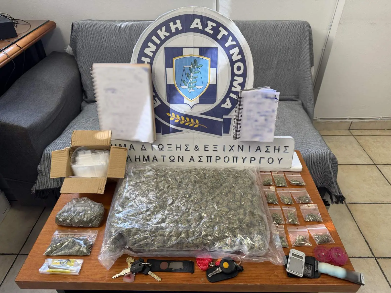 22χρονη διακινούσε ακατέργαστη κάνναβη στην περιοχή των Αγίων Αναργύρων