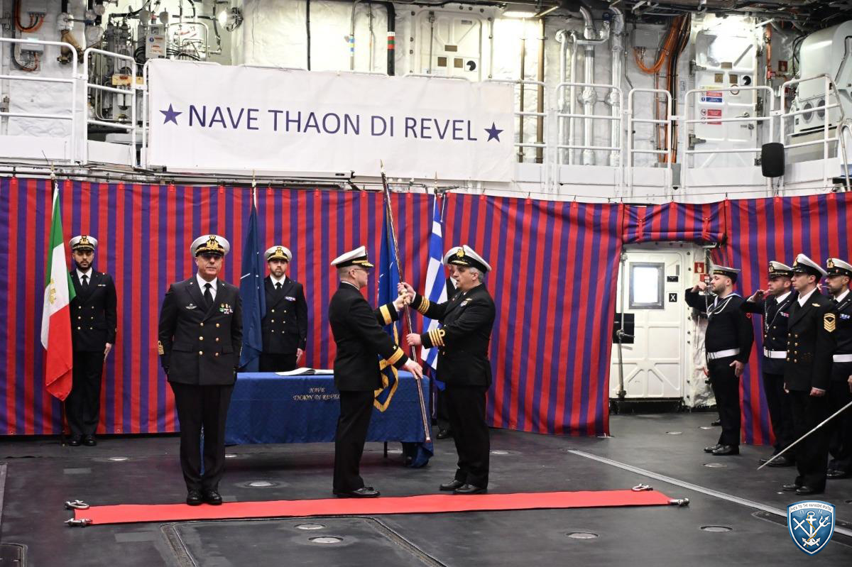 Τελετή Παραλαβής Καθηκόντων Διοικητή της Μόνιμης Συμμαχικής Αντιναρκικής Δύναμης 2