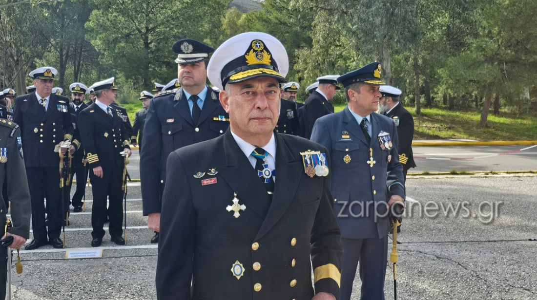 Χανιά: Νέος Διοικητής του Ναυστάθμου Κρήτης ο Αρχιπλοίαρχος Αθανάσιος Δούρος