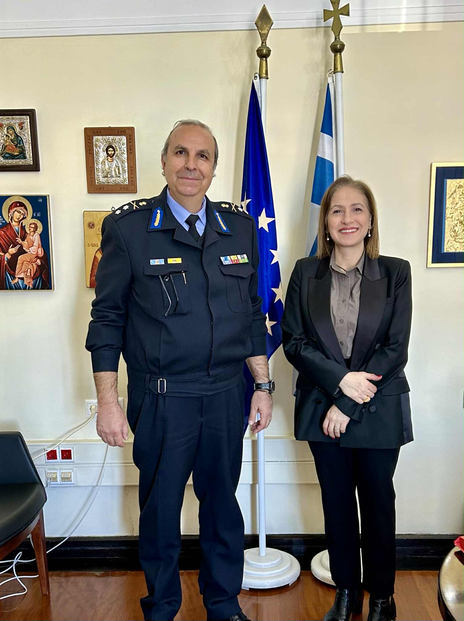 Συνάντηση Συντονιστή Πυροσβεστικών Επιχειρήσεων Βορείου, Νοτίου Αιγαίου και Κρήτης