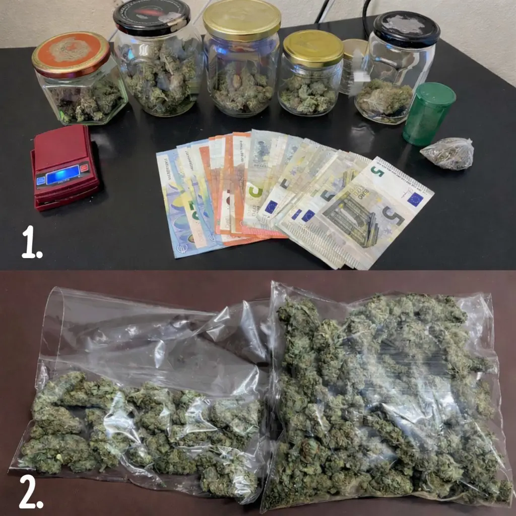  2 συλλήψεις από Ομάδες ΔΙ.ΑΣ./Γ.Α.Δ.Α. για παράβαση της νομοθεσίας περί εξαρτησιογόνων ουσιών σε Πατήσια και Άγιο Δημήτριο